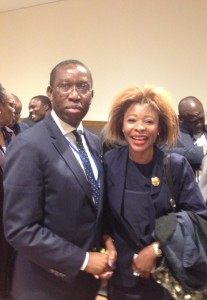 Picture - Dr Okowa and Benedicta