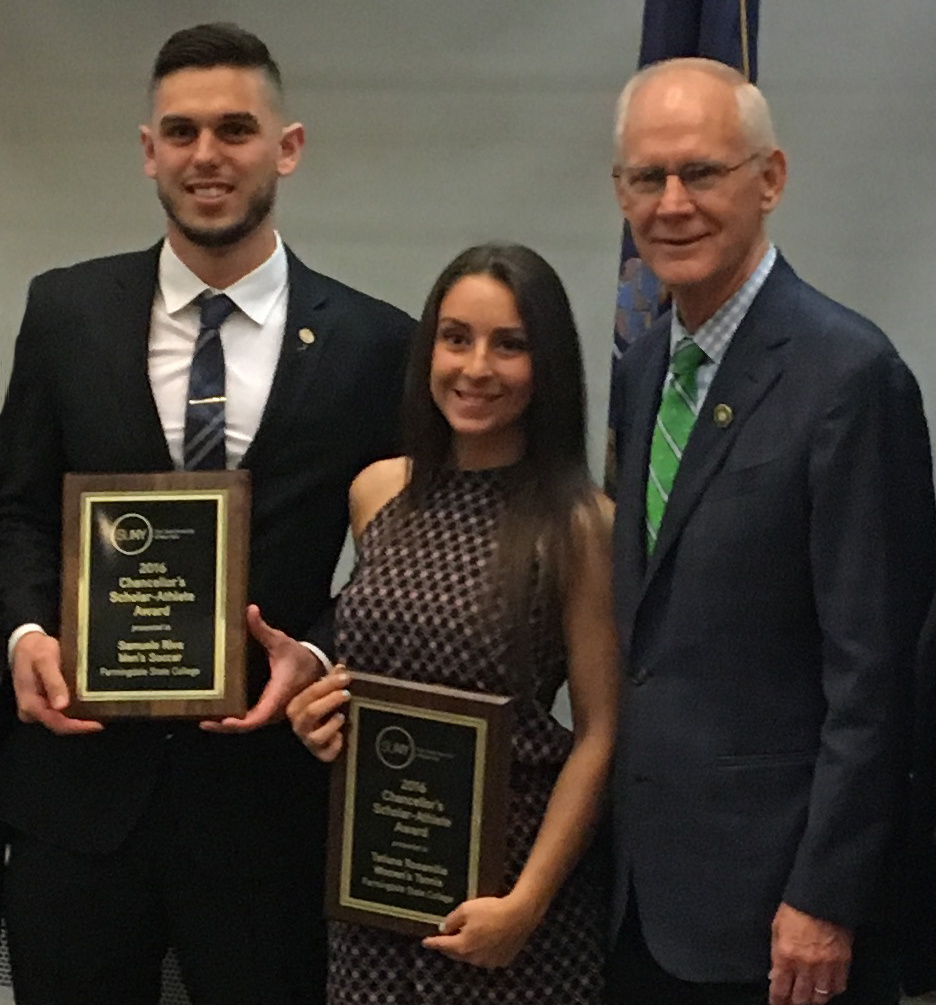 Image for Scholar-Athletes Win SUNY Chancellor’s Award.
