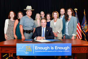 Governor Cuomo at Enough is Enough bill signing