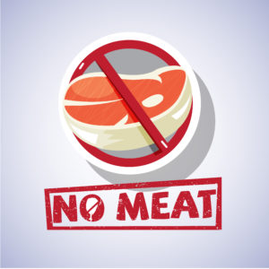 no meat sign