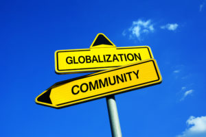 street signs - globalization and community