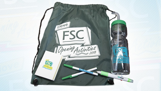 Farmingdale Swag Bag filled with useful goodies