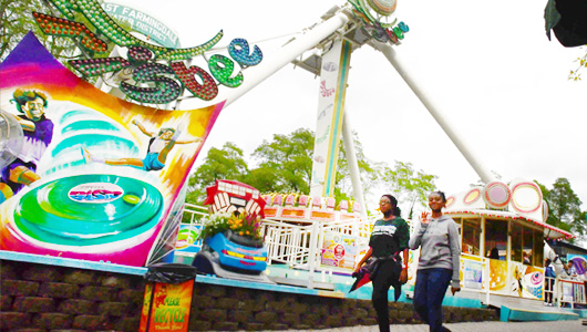 photo of rides as theme park