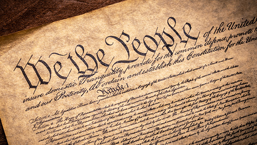 image of the US constitution