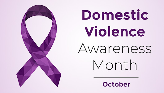 Domestic Violence Awareness Month logo