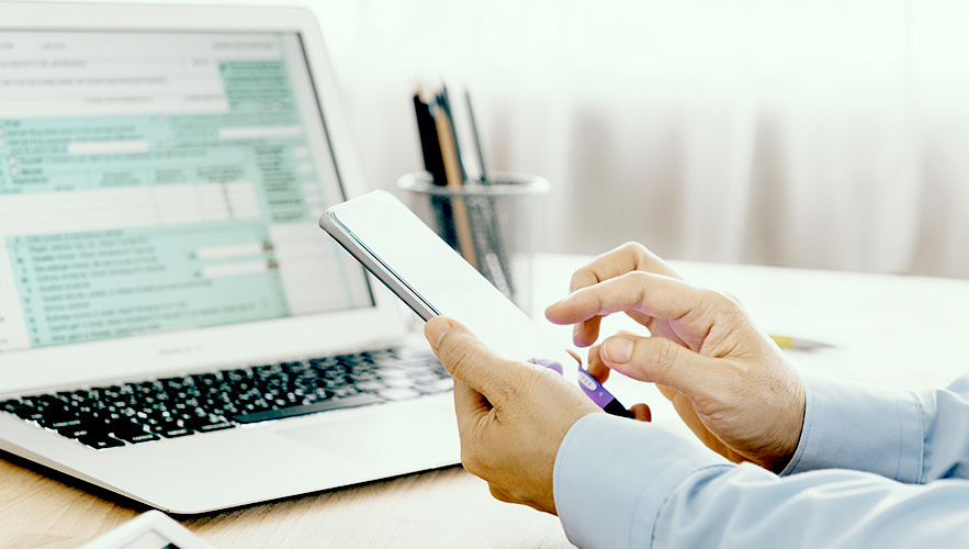 Applying online