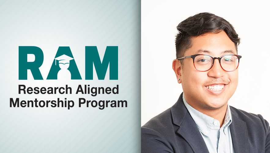 RAM program logo and Dr. Erwin Cabrera