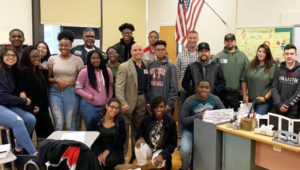FSC student-veterans and Amityville H.S. students