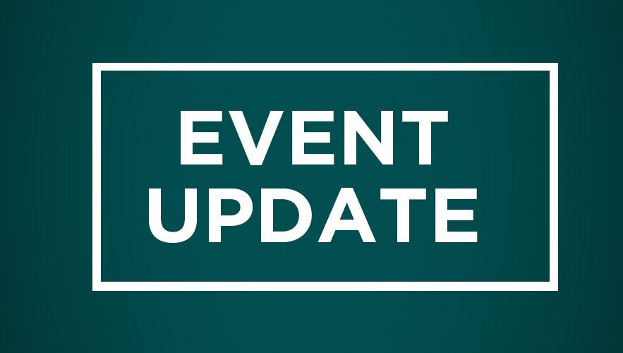 Event Update sign