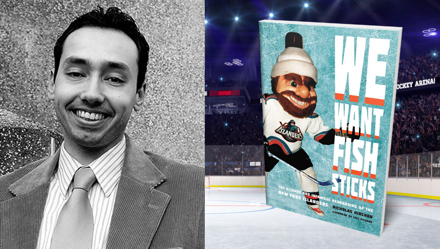 Author Nick Hirshon and his book