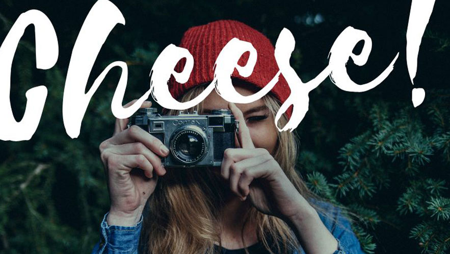 photographer with word 