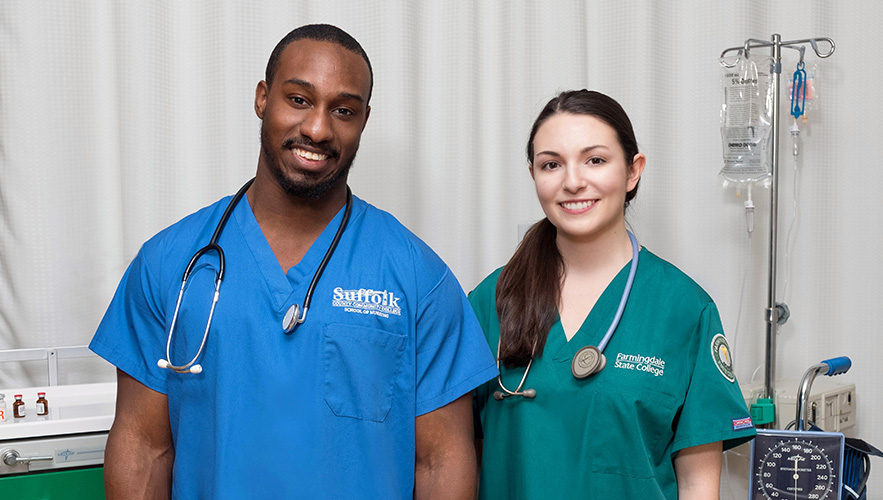 Xavier Gittens and Danielle Messina