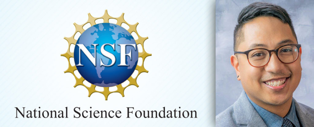 National Science Foundation logo and Dr. Erwin Cabrera