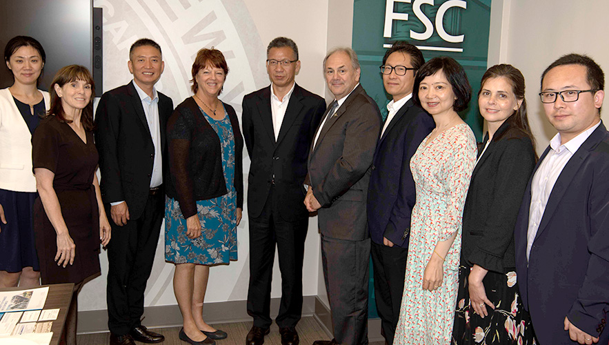 President Nader, FSC staff and members of the Chinese delegation