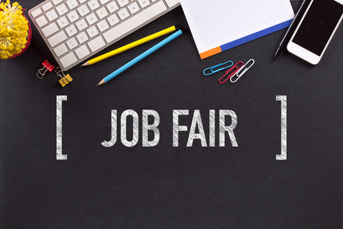 job fair sign