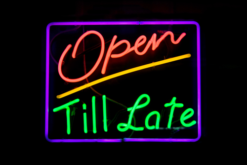 open late sign