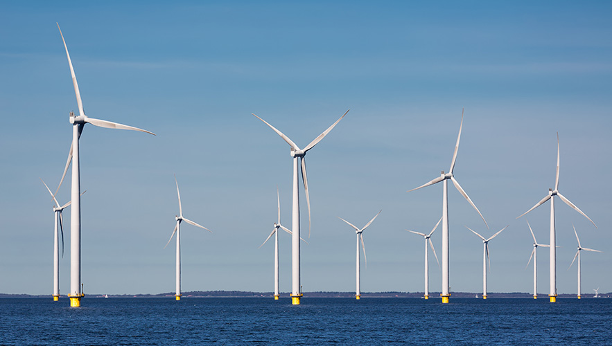 wind turbines