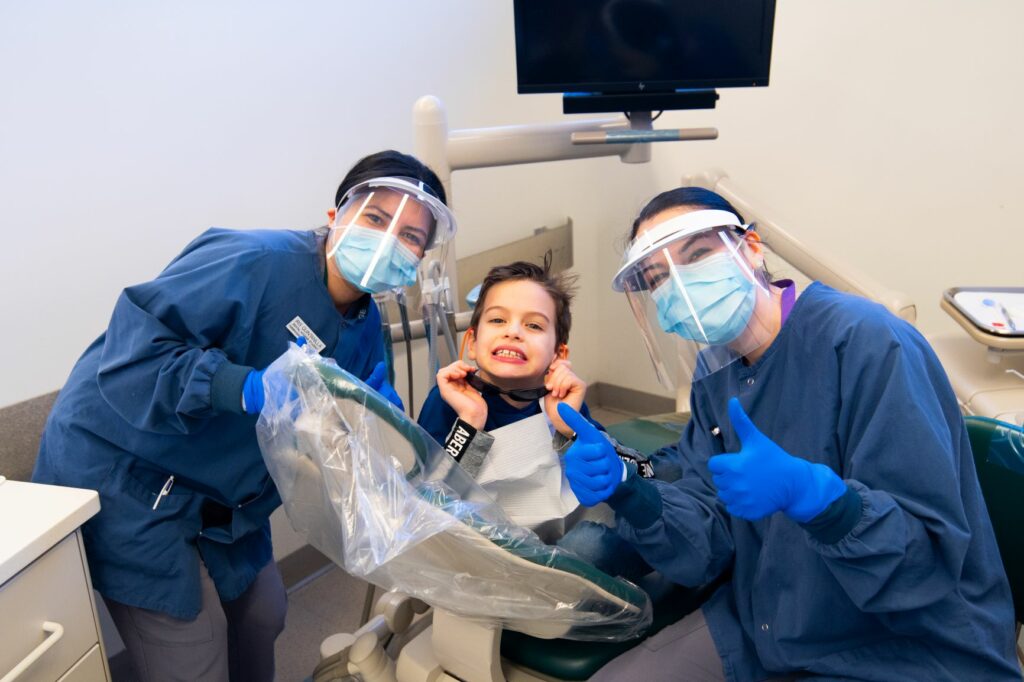dental students and patient