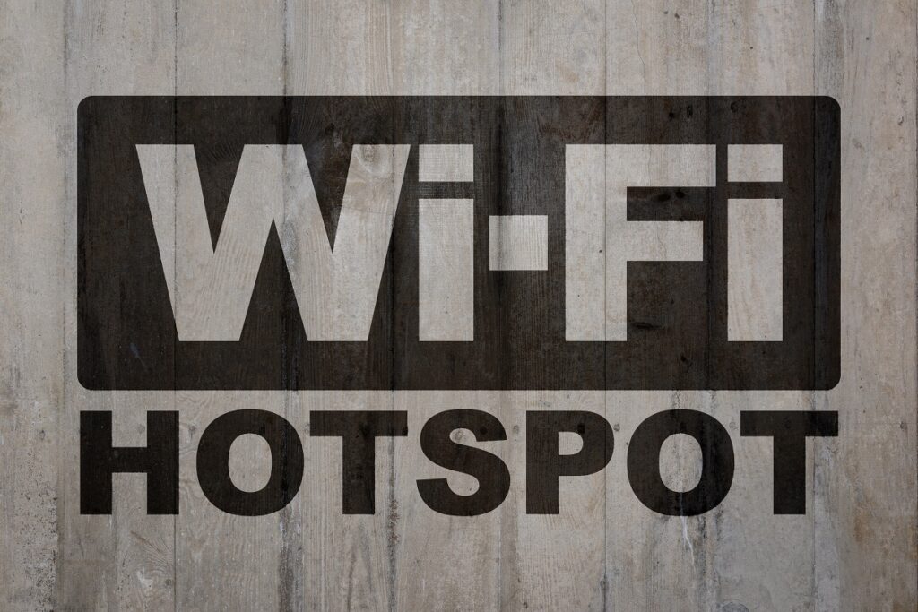 wifi hot sign