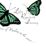 Viceroy Butterfly with Ladies Respectively Innovating in a Cursive font