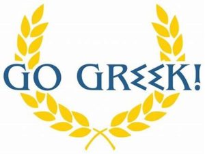 Go Greek logo john iacona