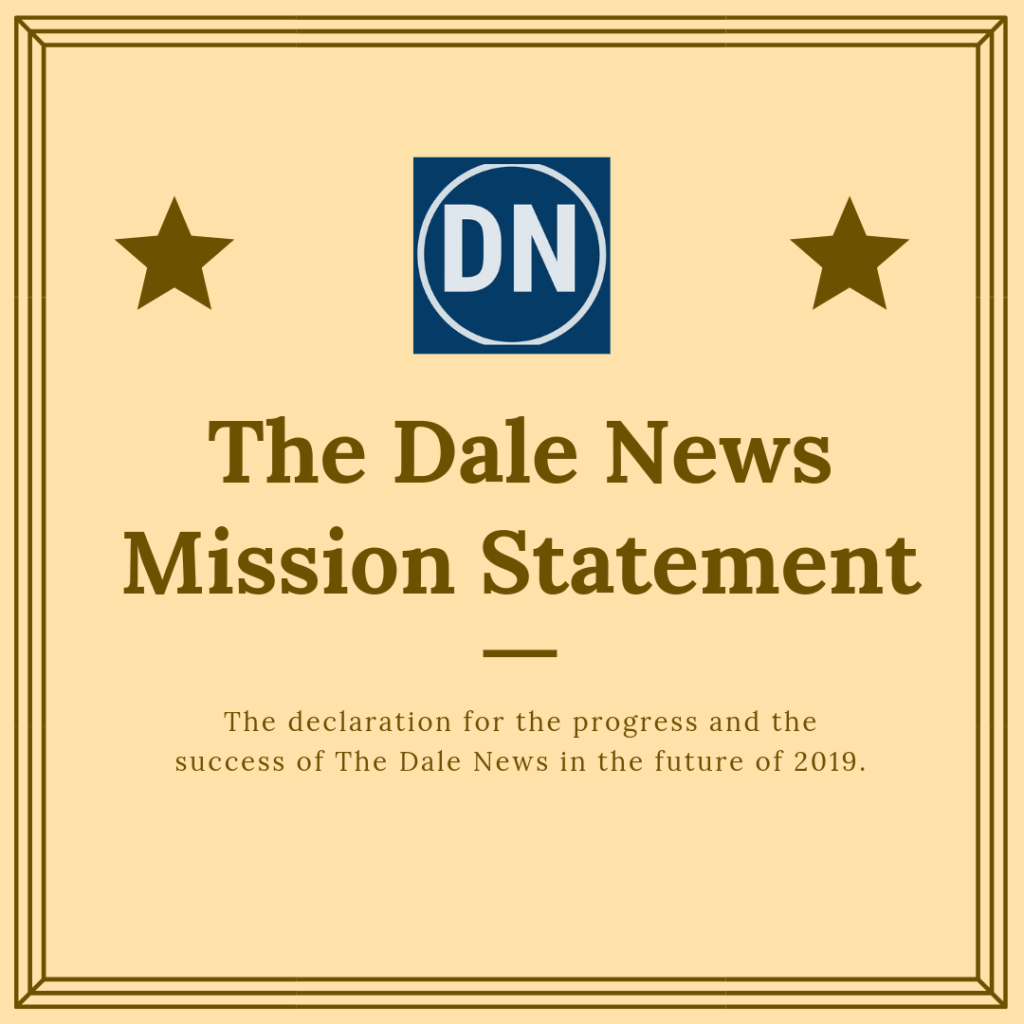 Image for The Dale News Mission Statement.