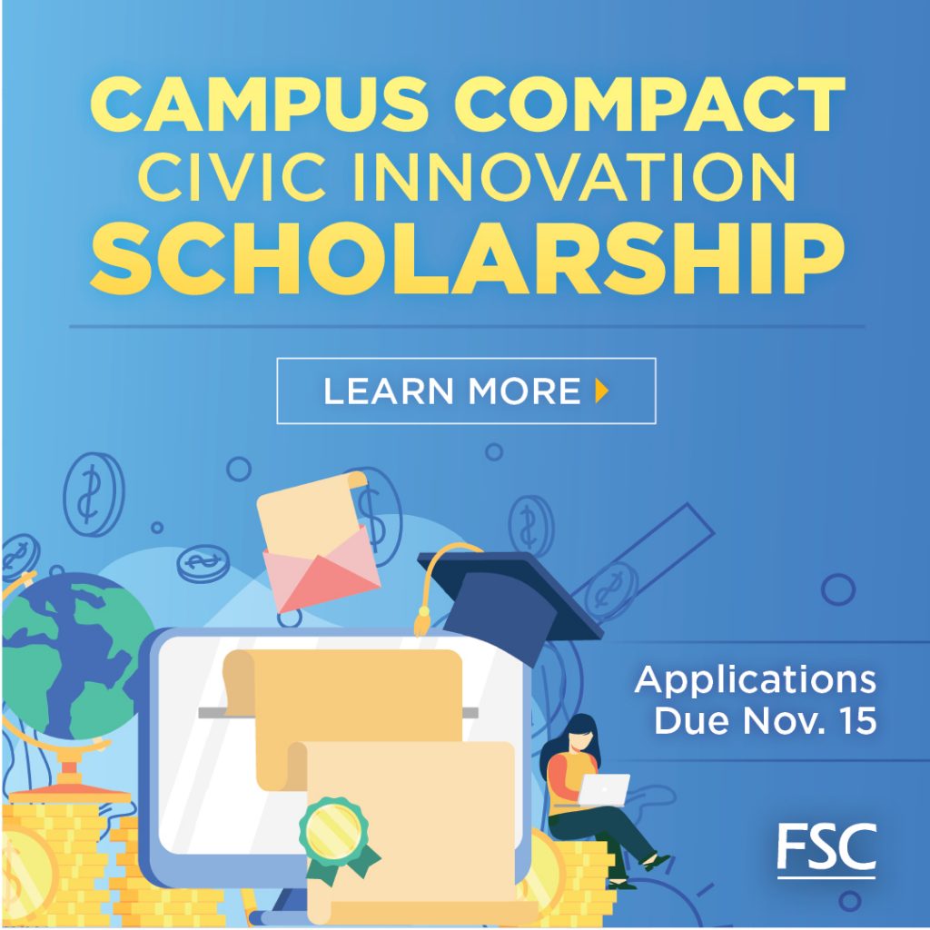 Image for Apply for the Social Science Institute’s Civic Innovation Scholarship Opportunity!.